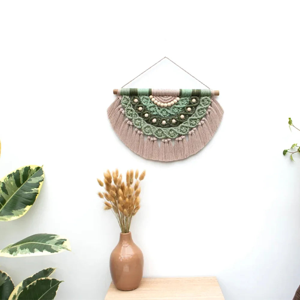 Mystic Loom | Handwoven Wall Tapestry | Green