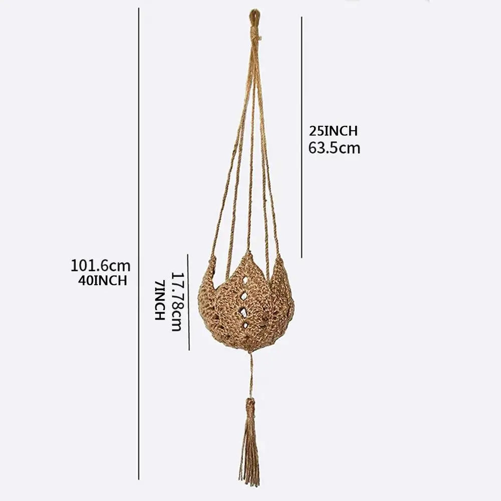 BloomNest | Beige Macrame Plant Hanger