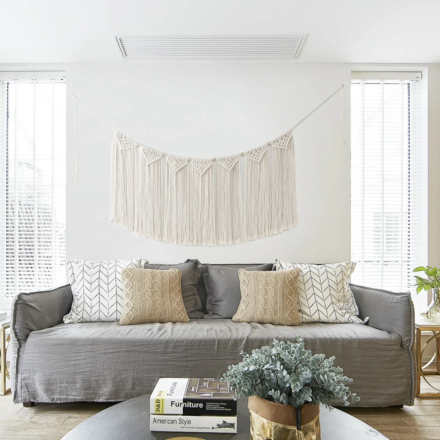 Ethereal Weave | Boho Tapestry | Creamy White