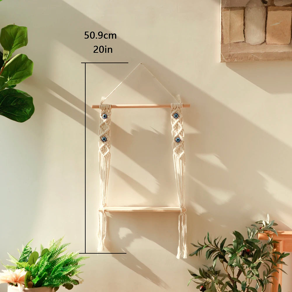 Mystic Guardian | Boho Floating Shelf