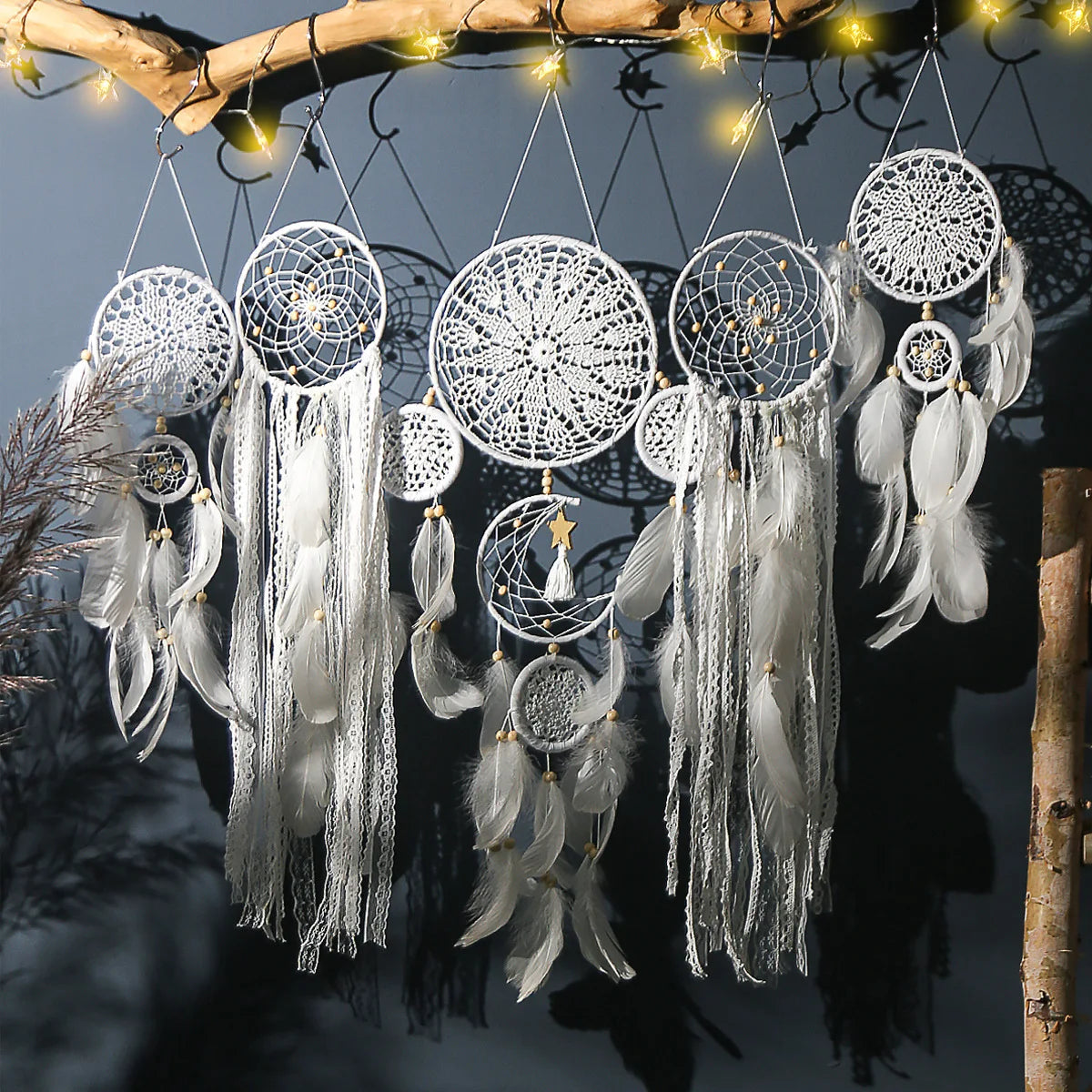 Celestial Dreams | Boho Dream Catchers Set