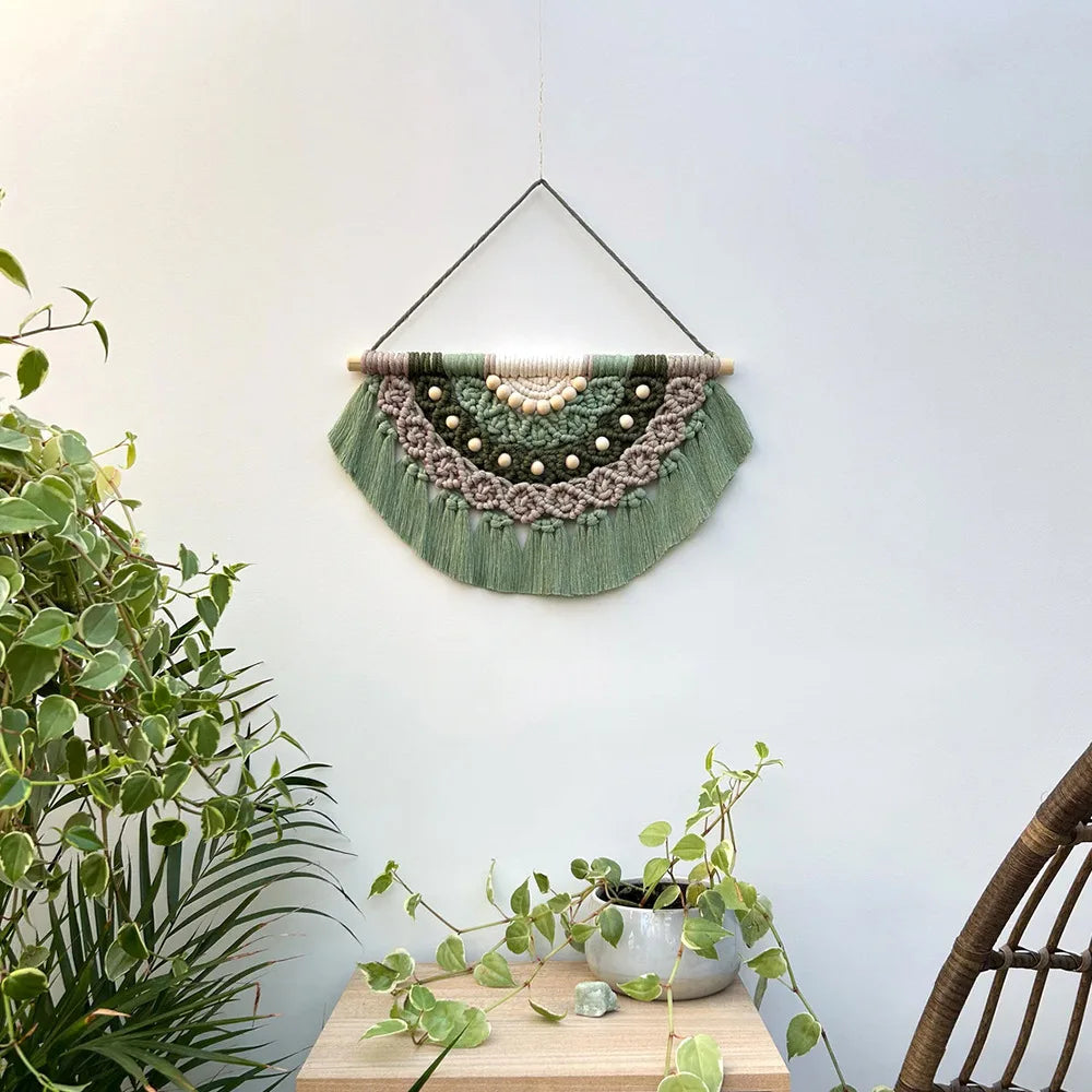 Mystic Loom | Handwoven Wall Tapestry | Green